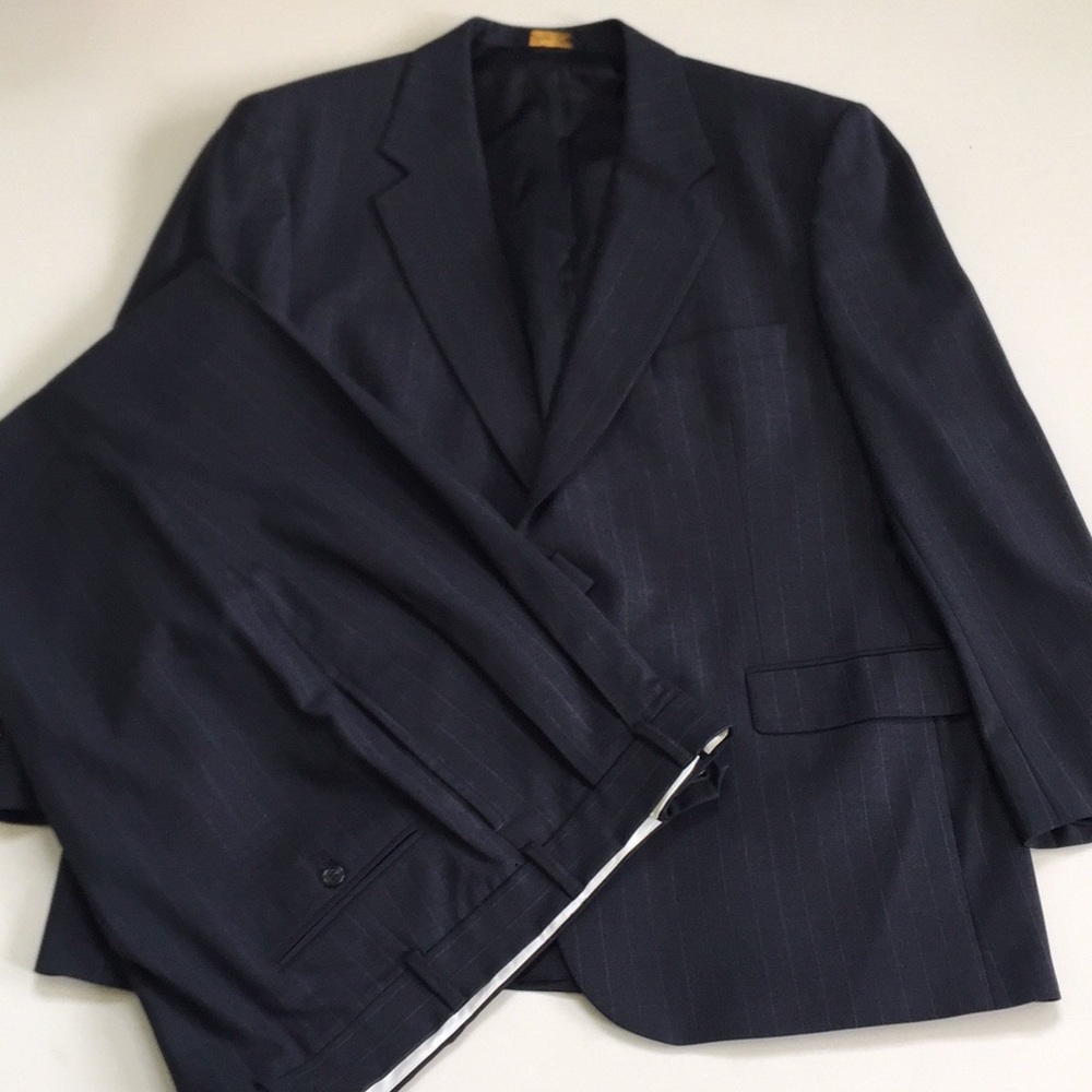 Brooks Brothers Brooksease Pinstriped 2 Pc Suit